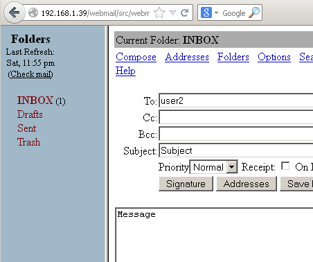 วิธีการติดตั้ง Mail Server (Postfix, Dovecot, SquirrelMail) บน Linux CentOS - รับทำเว็บไซต์ รับเขียนเว็บไซต์